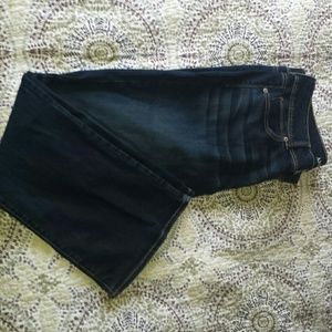 Dark Denim Kick Boot Super Stretch Jeans