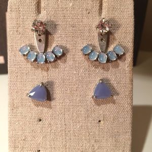 BNWT Stella and Dot Crescent Ear Jackets