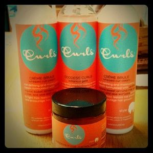 Curls Haircare products
