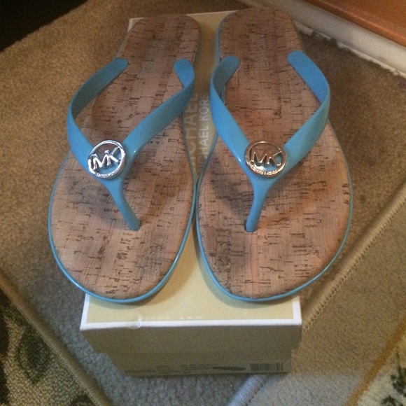 Slightly worn MK sandals