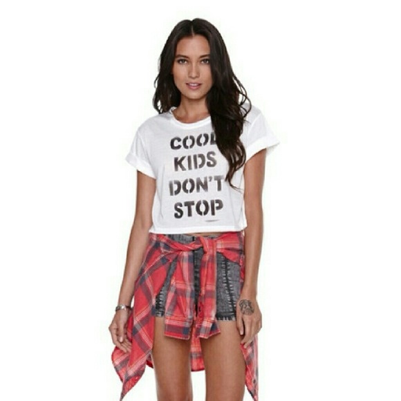 "Cool kids don't stop" Crop! Pacsun SPECIAL!