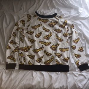 Pizza Crew Neck Sweater
