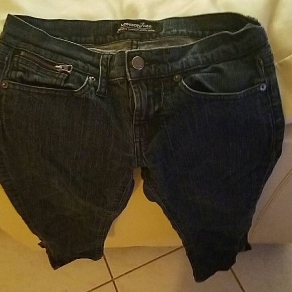 LONDON Jean DETAILED CAPRI JEANS - Picture 2 of 4