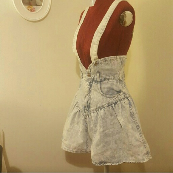 Vintage high waist denim skirt - Picture 2 of 4