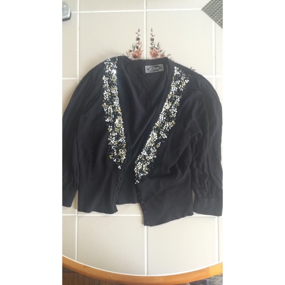 CLOSET CLOSING Black Guess Cardigan - Picture 1 of 3