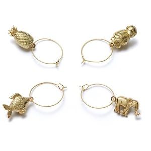 Lilly Pulitzer for Target Accessories - Lilly Pulitzer 4 Target Gold Animal Drink Markers Lilly Pulitzer for Target Accessories - Lilly Pulitzer 4 Target Gold Animal Drink Markers