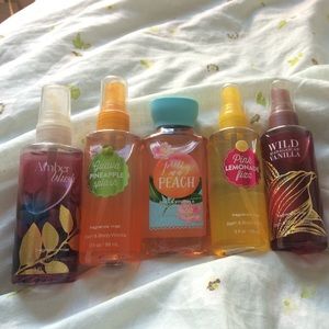 Bath and body works travel size set