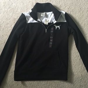 Victoria's Secret pink quarter zip