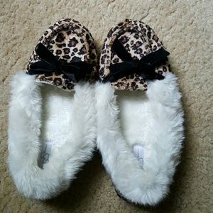Jessica Simpson cheetah slipper moccasin
