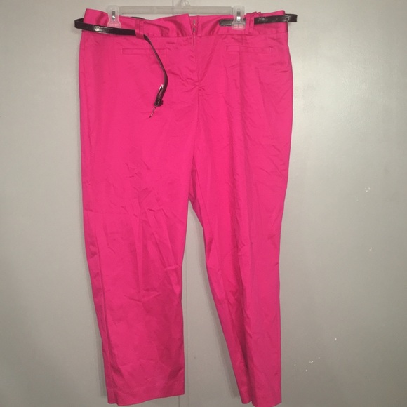 Hot pink dress pants