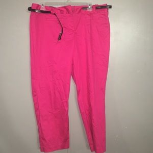 Hot pink dress pants
