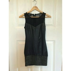 Bebe Black Mini Dress XXS