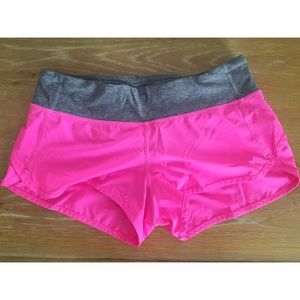 Lululemon speed short - hot pink - sz 6