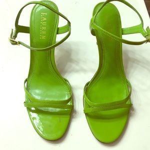 Green Ralph Lauren Heels