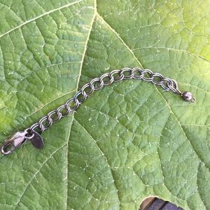 Silpada oxidized necklace extender