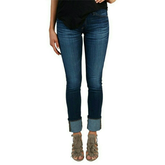 AG Adriano Goldschmied Cropped/Straight Leg Jeans