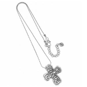 NWT Brighton Love Affair Reversible Cross Necklace