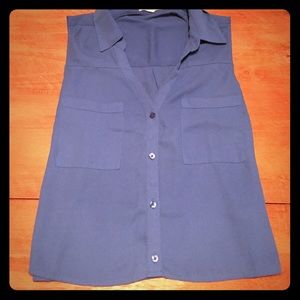Blue express top