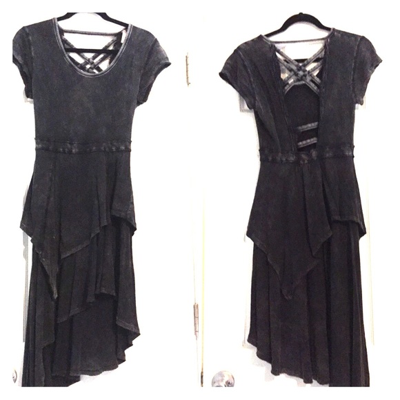 XS Free People Rocket Cat Dress in Black