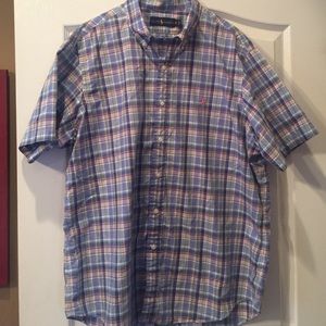 Ralph Lauren short sleeve Polo Dress Shirt (New)