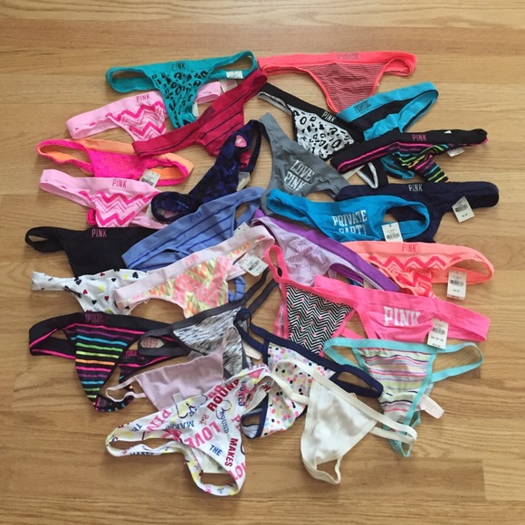All NWT Victoria Secret Pink Panties