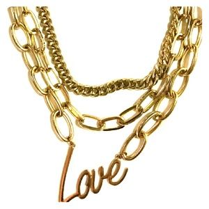 Gold Love Necklace