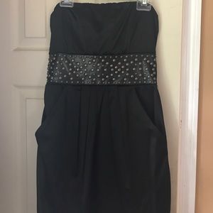 Black strapless dress💎