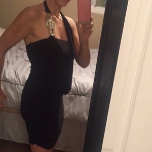 Black Cache Dress worn twice