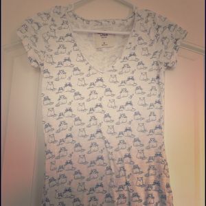 A&F cat shirt.
