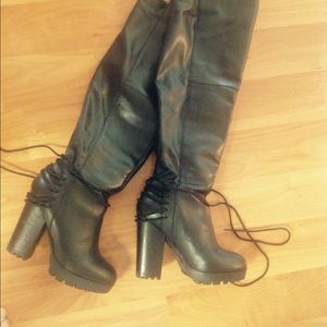 Knee high boots