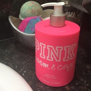 Victoria's Secret Pink warm and cozy body lotion