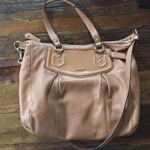 Beautiful Tan Coach Bag