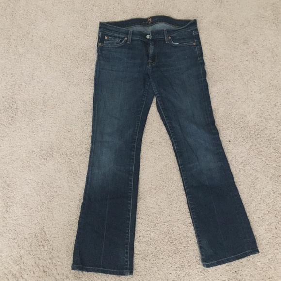 Authentic Seven For All Mankind denim jeans.