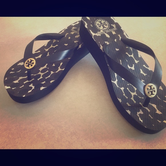 Tory Burch wedge flip flop