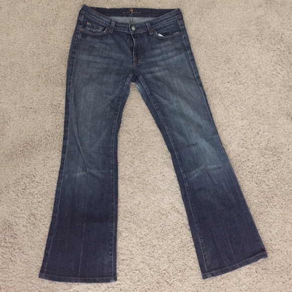Authentic Seven For All Mankind denim jeans.