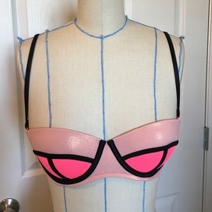 Victoria's Secret color block bra bikini top