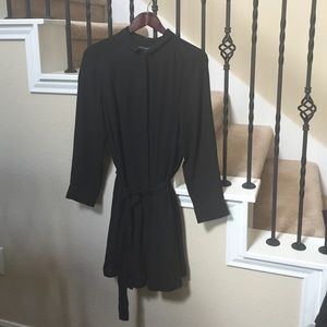 Flowing black dress from Banana Republic