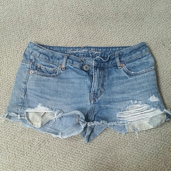 American eagle jean shorts