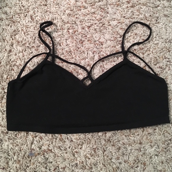 Black bralette