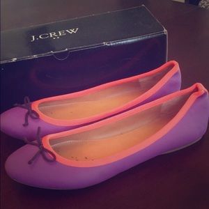 Size 10 j.crew flats