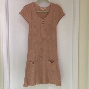 Dusty Rose Knit Dress
