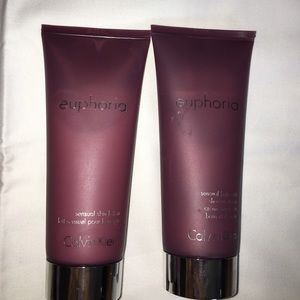 Calvin Klein Euphoria lotion nd bath&shower creme