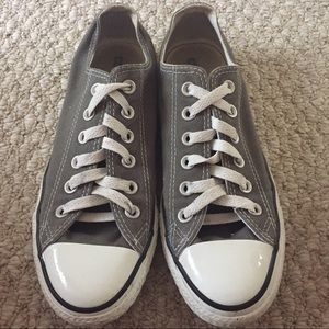 Gray Low Top Converse