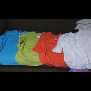 4-Talbots quarter sleeve blouse-med