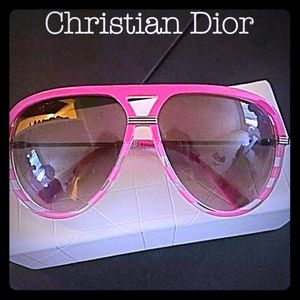 Christian Dior Croisette 2 aviator sunglasses pink