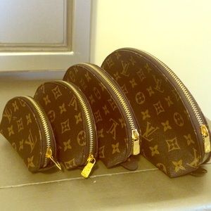 Set of brand new makeup pouches