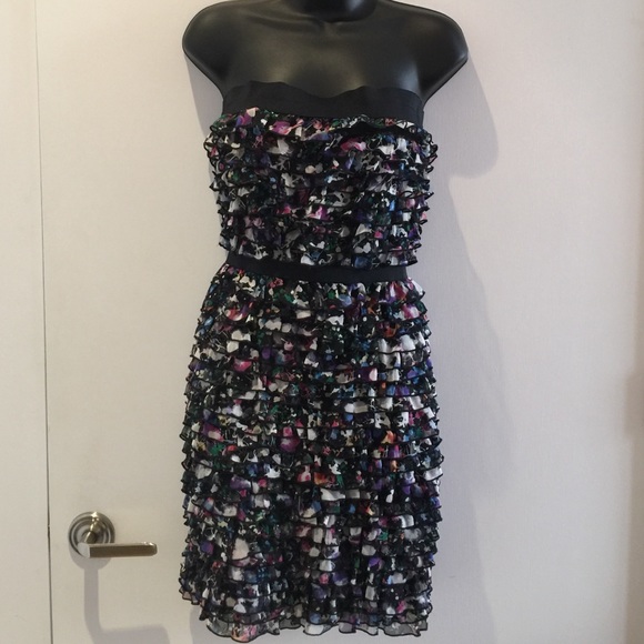 DVF Lauriston silk ruffle dress
