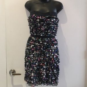 DVF Lauriston silk ruffle dress