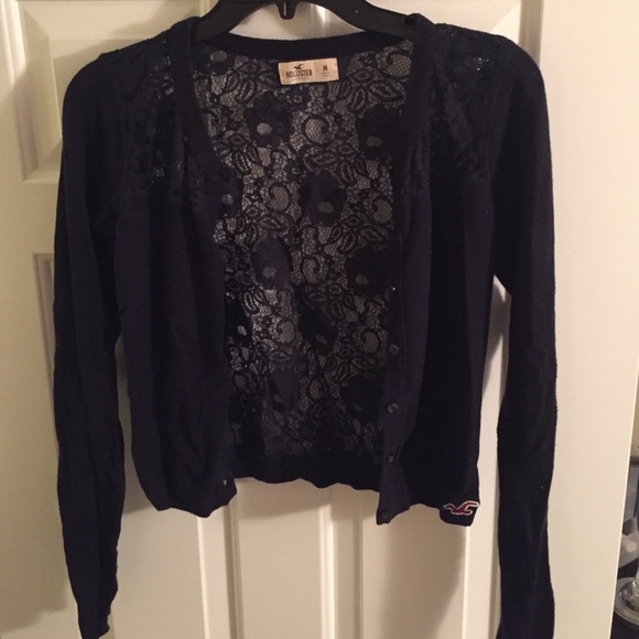 Lace hollister cardigan