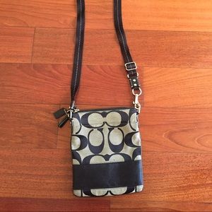 Black Authentic Coach Crossbody Purse